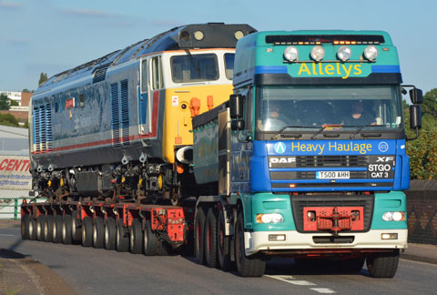 50017 Royal
Oak on Allelys Low loader