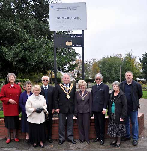 Lord Mayor, Lady Mayoress and Yardley
Conservation Committee