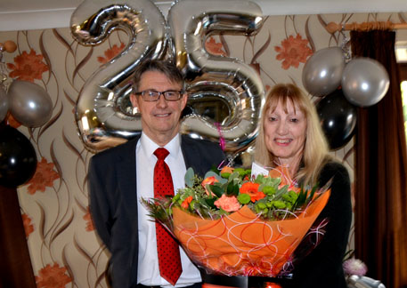 Alan Martin with Sue