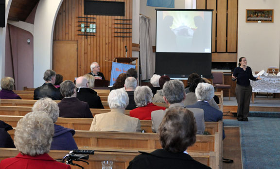 Roger, Helen & Annie take the Sunday Service