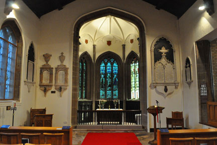 Interior
of St Nicholas Church