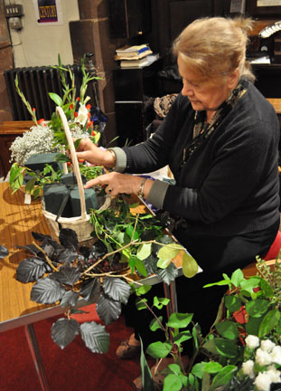 Trish Flower Arranging